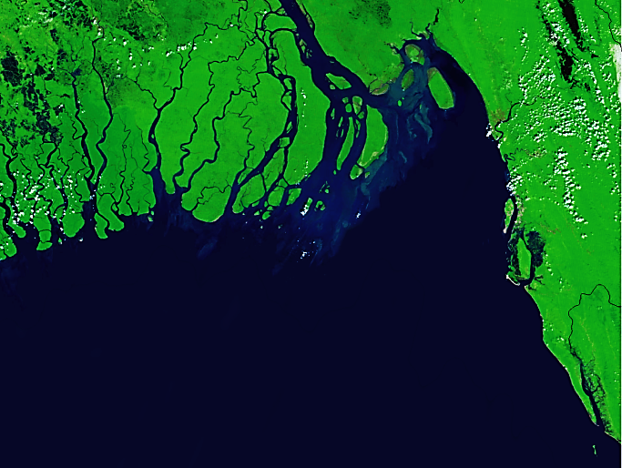 Coastal and marine landscape relevant to conservation in Bangladesh